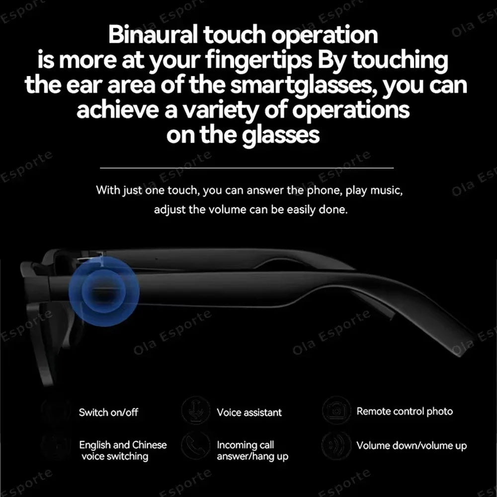 Aura AI Smart Sunglasses | 8K Camera & Audio Glasses