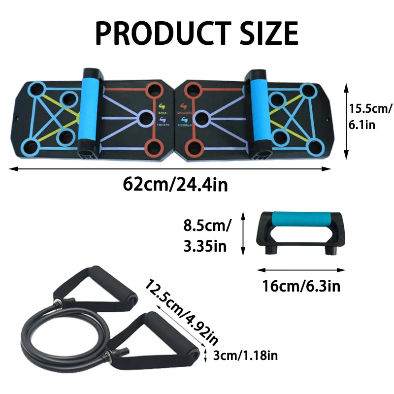 Folding Push-Up Board Support Muscle Exercise Multifunctional Table Portable Fitness Equipment Abdominal Enhancement Support