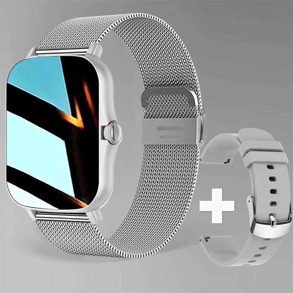New Smart Watch HD Display Answer Call Make Calls Message Preview Sport Modes Smartwatch DIY Dial Men Women