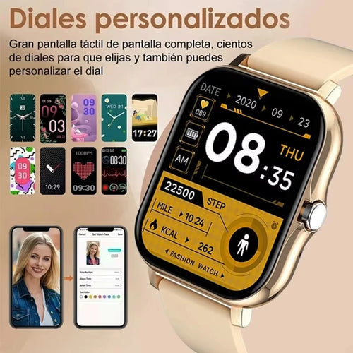New Smart Watch HD Display Answer Call Make Calls Message Preview Sport Modes Smartwatch DIY Dial Men Women
