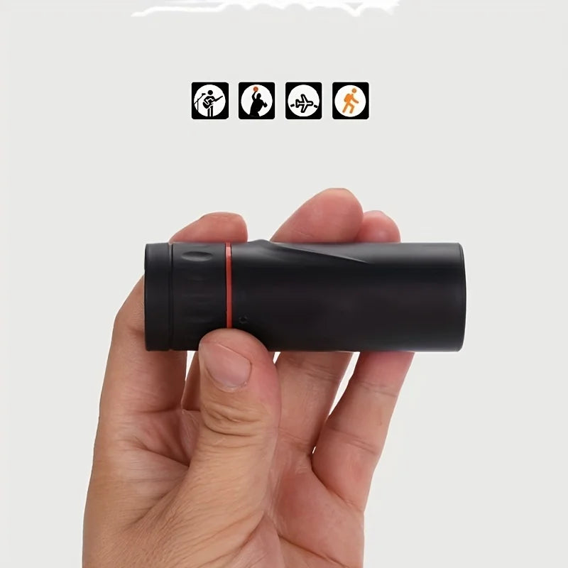  HD Monocular Telescope, Compact Portable for Travel, Hiking, Fishing, Camping, Stargazing, Concerts & Bird Watching 2000X25